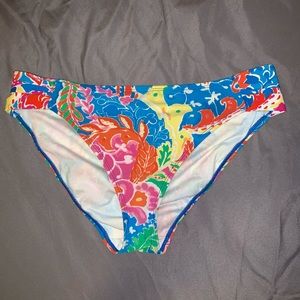 Ralph Lauren Colorful Floral Bikini Bottom